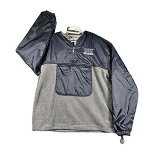 Y2K Champion Reverse Weave URI Rhode Island Fleece Pullover Mens M Navy Gray